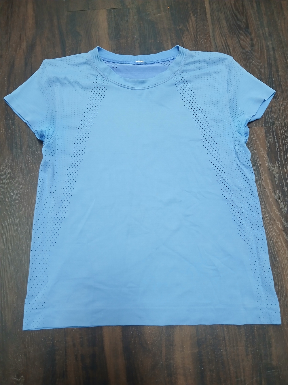 lululemon athletica Light Blue Short-Sleeve Performance Tee